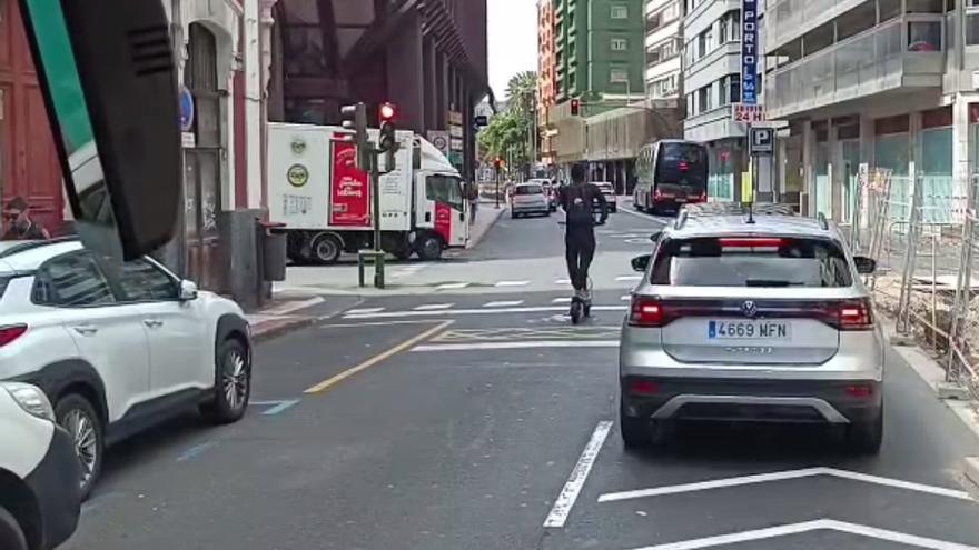 Patinete negligente en Las Palmas de Gran Canaria
