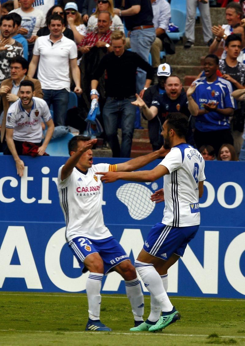 Sufrida victoria del Real Zaragoza contra el Sporting de Gijón