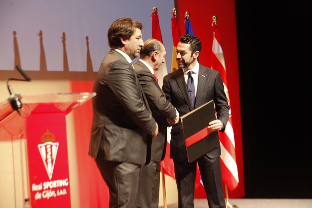 Presentación de la Fundación Escuela de Fútbol de Mareo Real Sporting de Gijón.