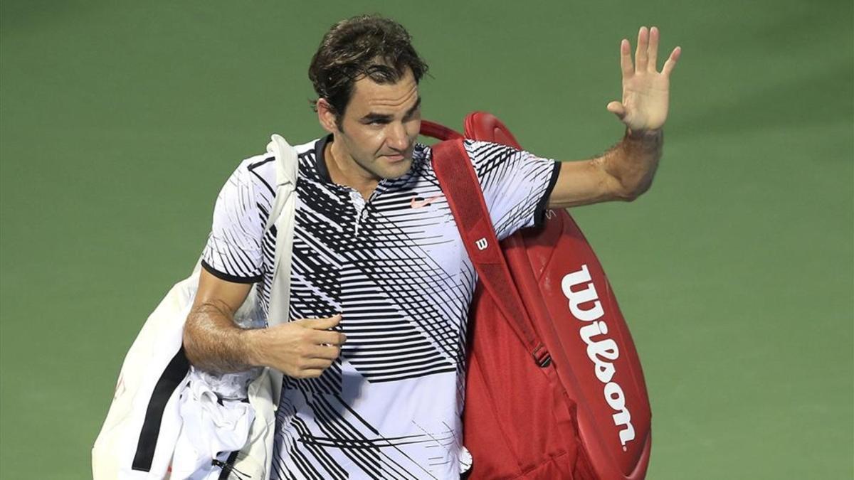 Federer se despidió antes de tiempo del torneo de Dubai a manos del ruso Donskoy