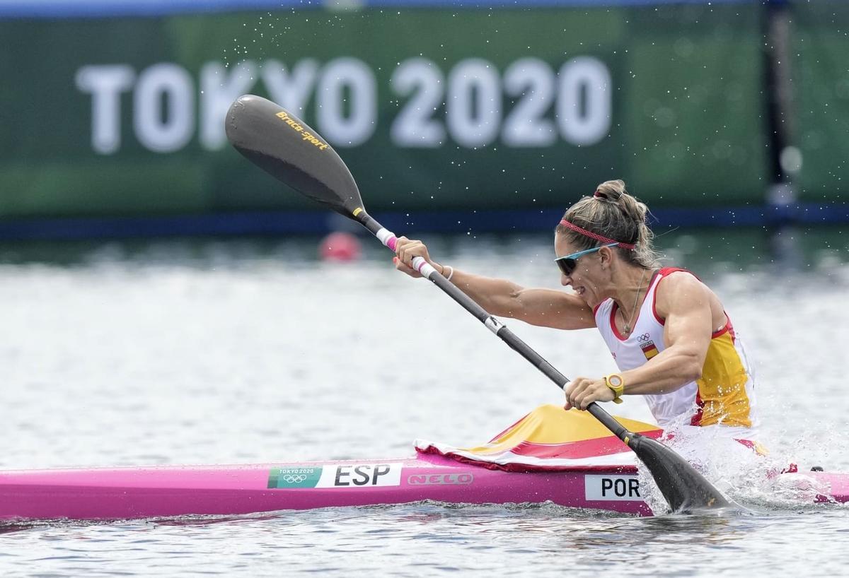 Teresa Portela alcanza la medalla de plata en el K1 200 Teresa Portela alcanza la medalla de plata en el K1 200