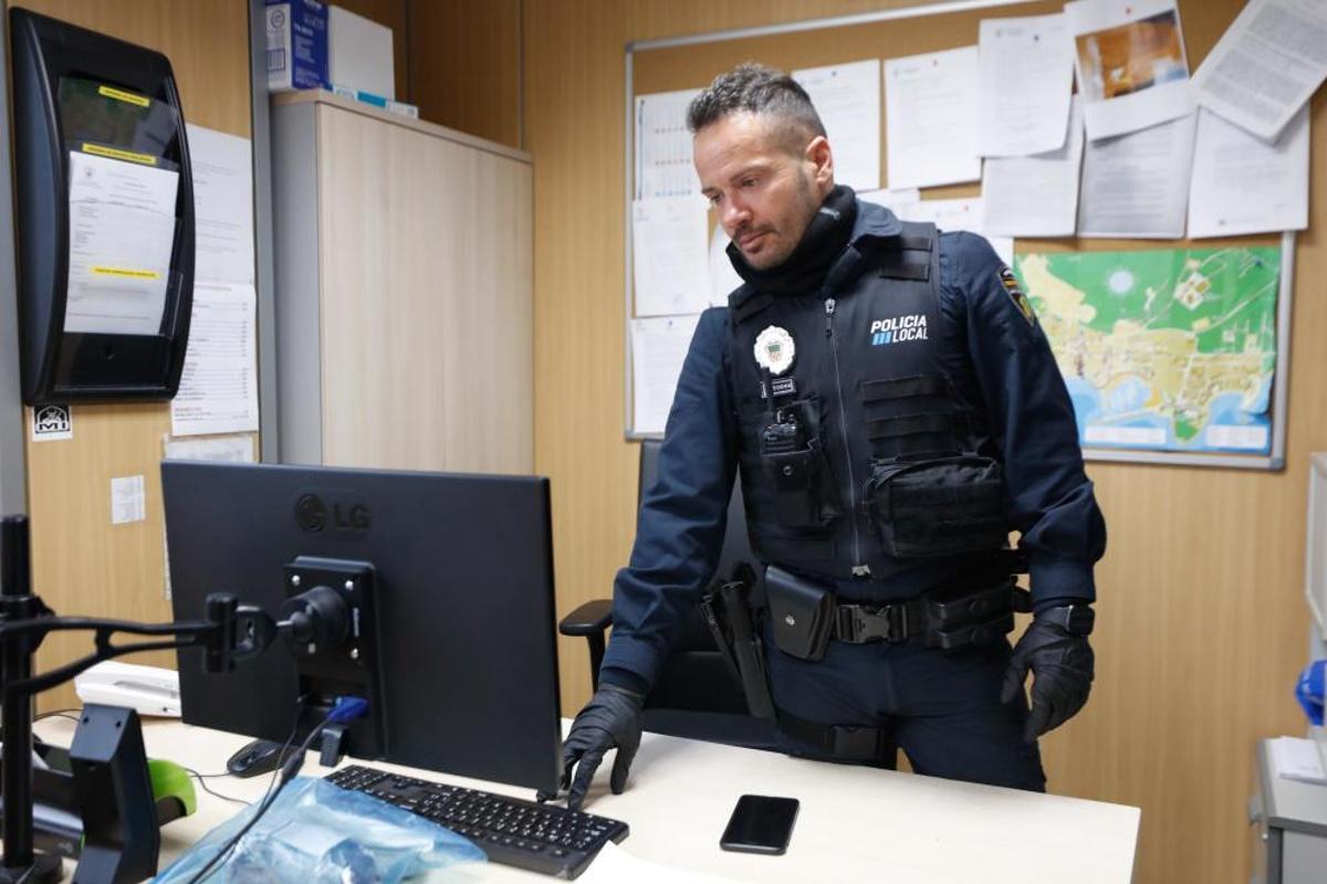 Guillermo Cruz, jefe de servicio de la Policía Local de Santa Eulària