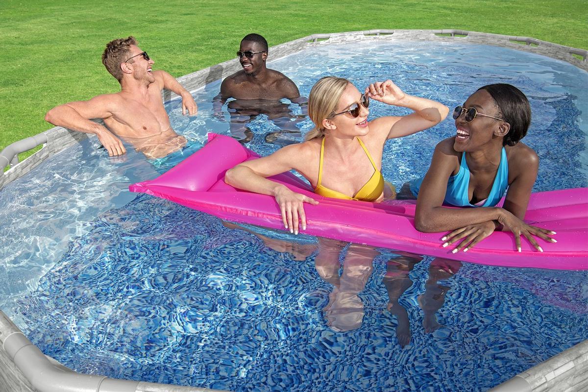 Conjunto de Piscina Desmontable Power Steel™ Swim Vista Series™ II Bestway® 5.49 m x 2.74 m x 1.22 m