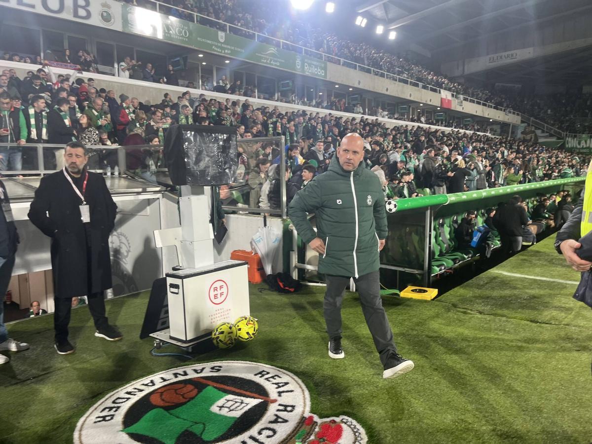 El partido entre el Racing de Santander y el Sporting, en imágenes