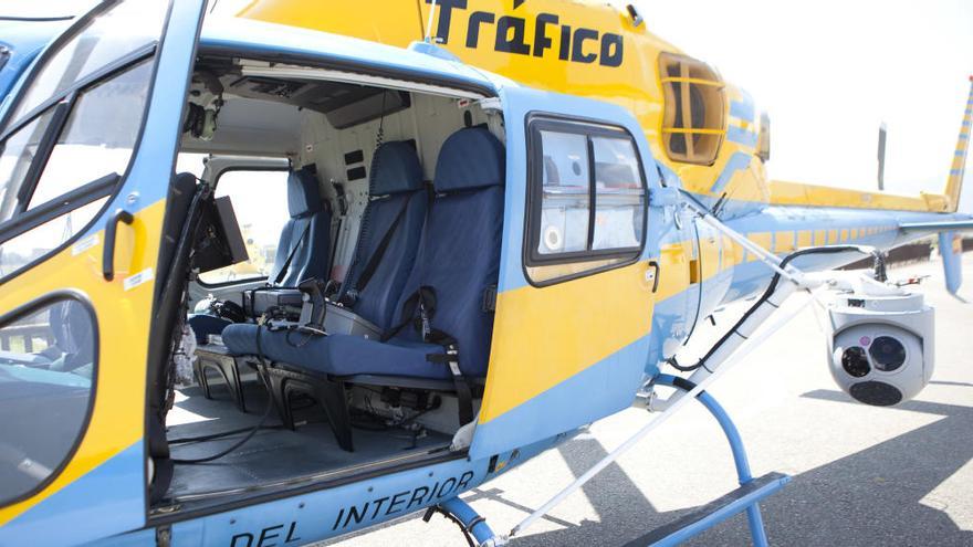 El helicóptero de la DGT vigila hoy Asturias: estas son las carreteras controladas