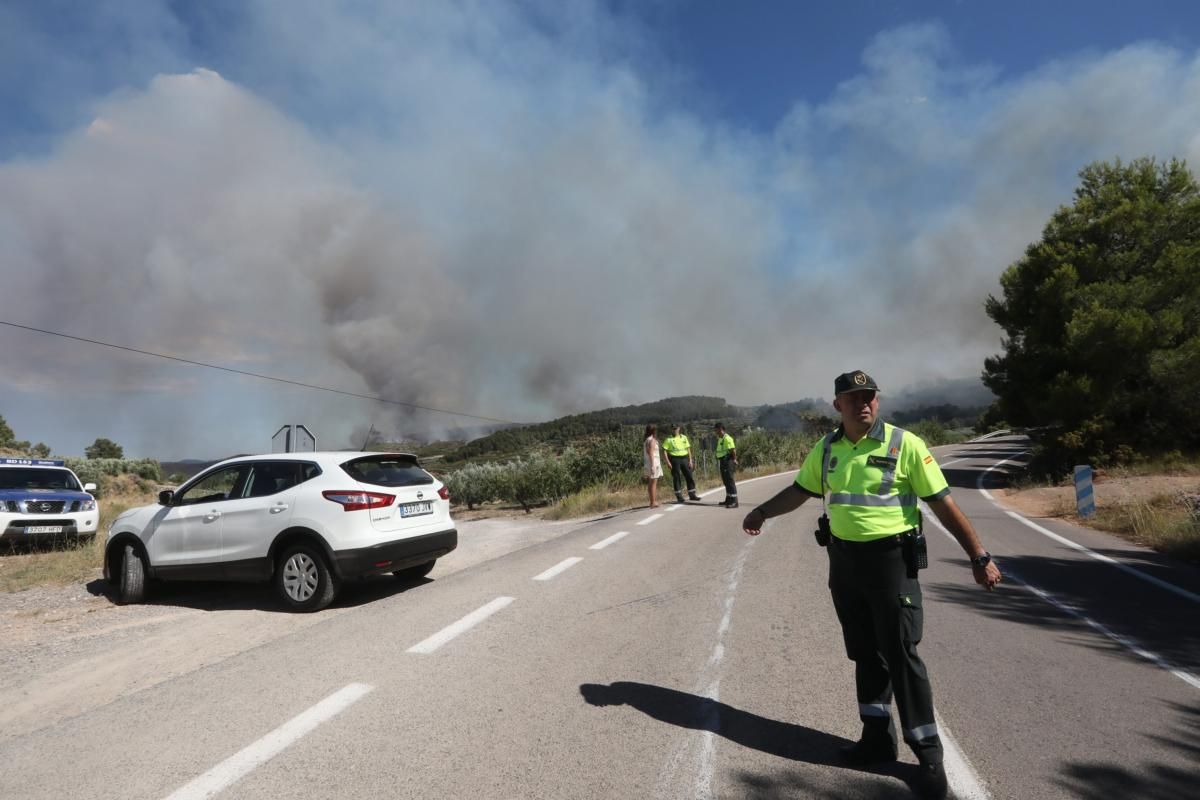 Incendio en la Serra Calderona