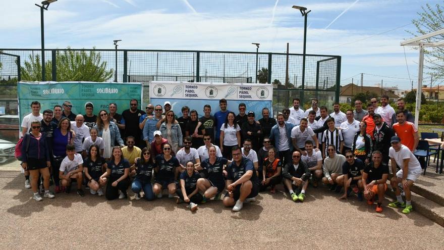 Gran acogida del II Torneo de Pádel Solidario Sequiol a beneficio de Afanias en Castelló