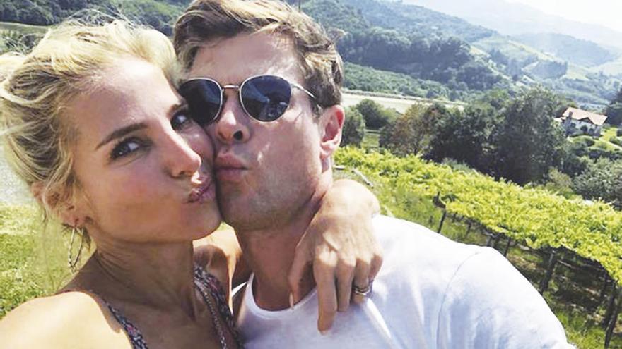 Elsa Pataky y Chris Hemsworth, en el &#039;post&#039; subido por la actriz.