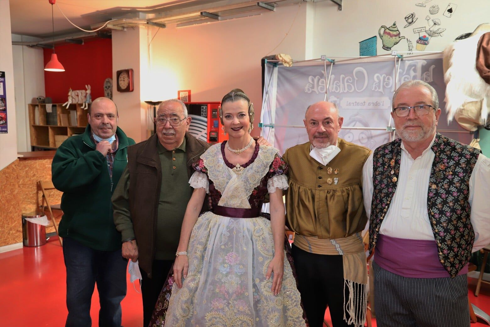 Exaltación de Patricia Sanz, fallera mayor infantil de València 1986, en Sevilla-Denia