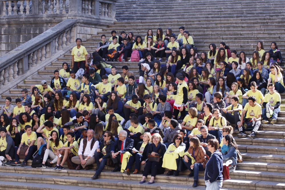 Trobada d''alumnes de municipis amb patrimoni jueu