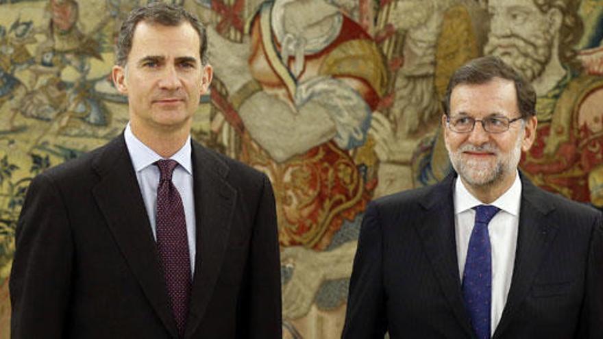 Felipe VI cerrará su ronda de contactos con Rajoy.