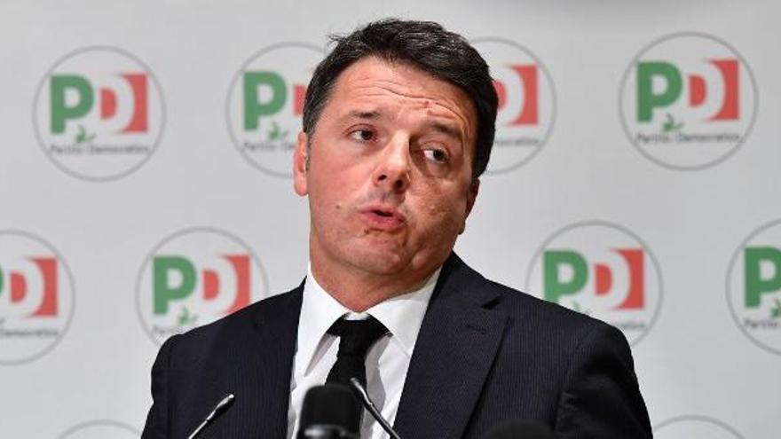 Renzi dimite como líder del PD tras el mal resultado electoral