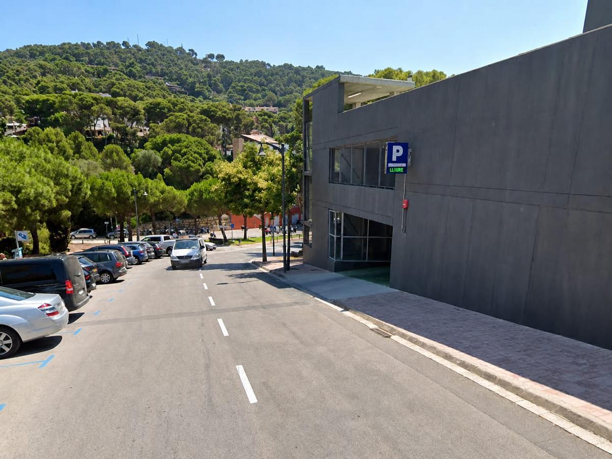 Un dels espais d'estacionament.