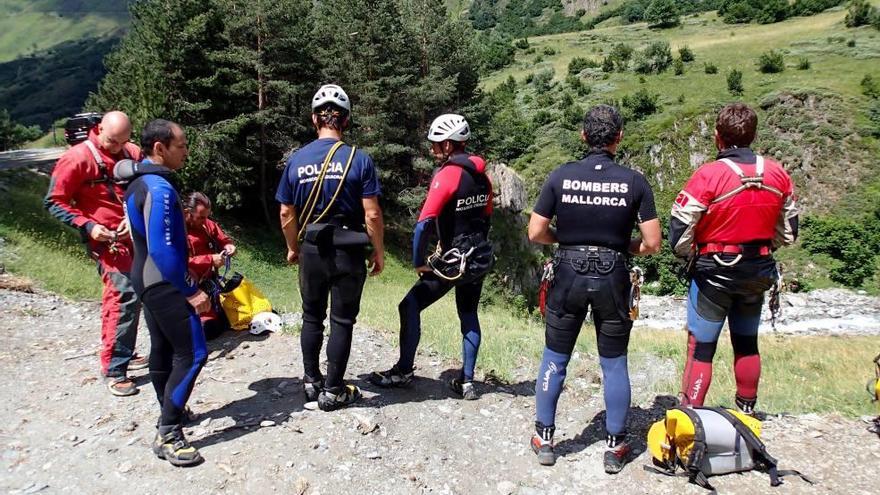 Bombers de Mallorca, en Pirineos