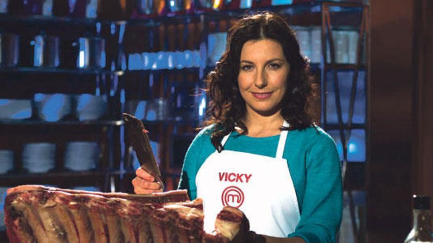 Son Oliva apoya a Vicky en la final de ´MasterChef´ con una pantalla gigante