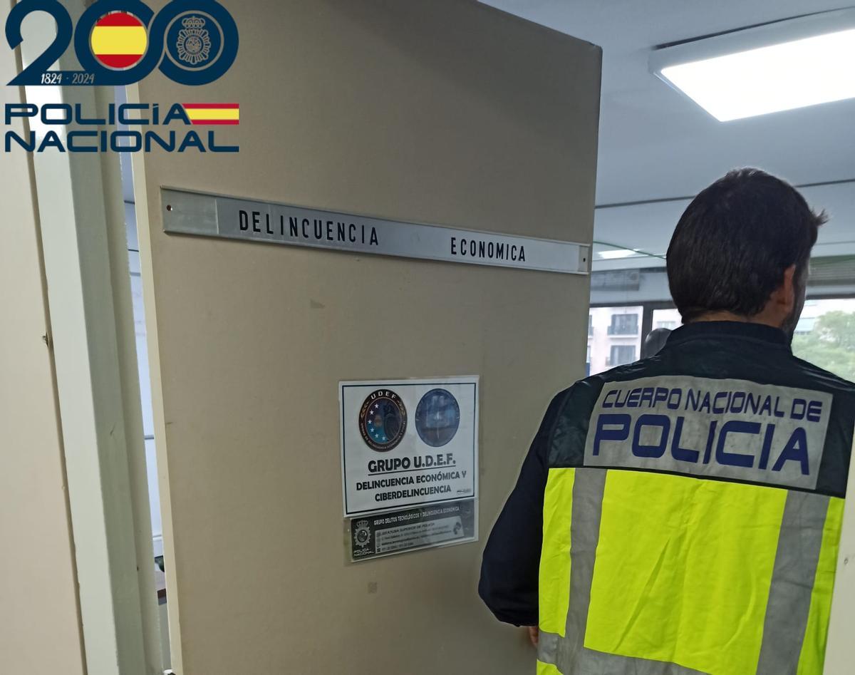 Las oficinas del Grupo de Delincuencia Económica de la Policía Nacional.