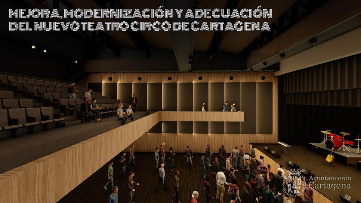 Recreación del Nuevo Teatro Circo