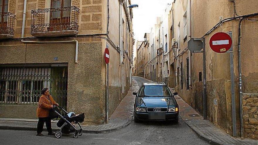 La calle a la que da nombre Salvador Mas.