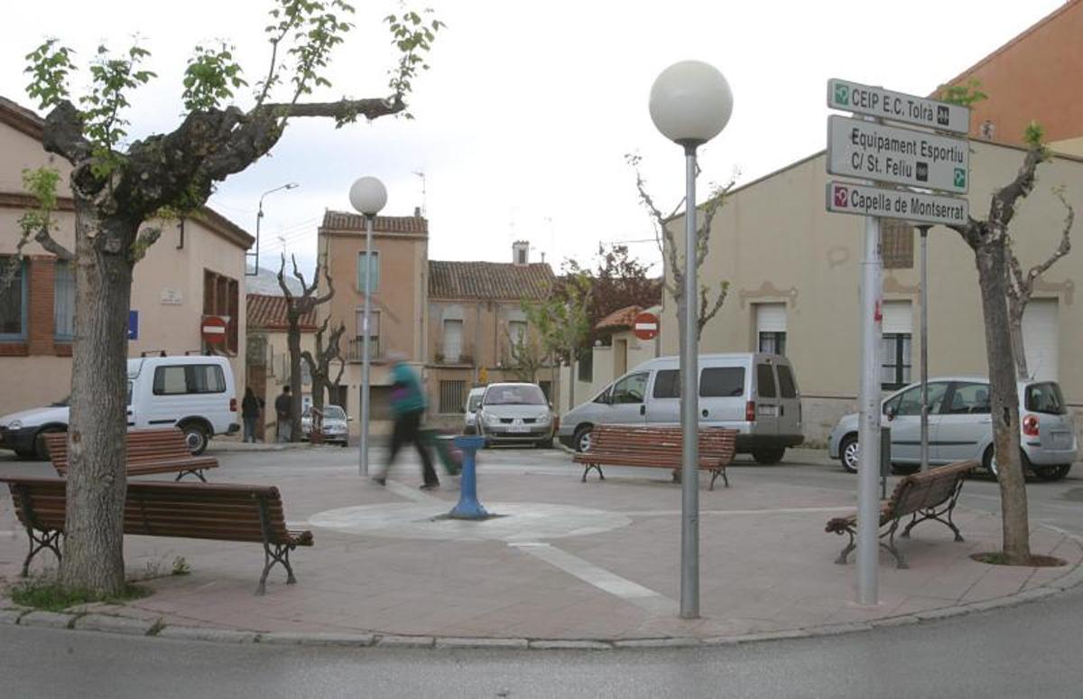 Imagen de archivo de una plaza de Castellar del Vallès.