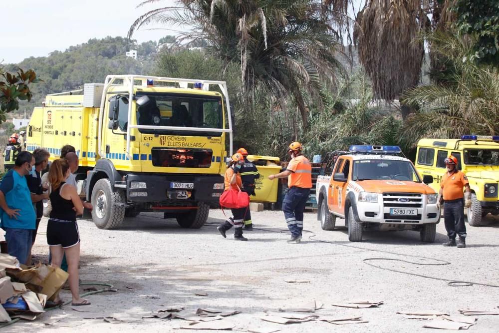 Incendio en Sant Antoni