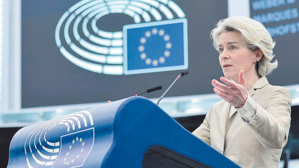 La presidenta de la Comisión Europea, Ursula von der Leyen.