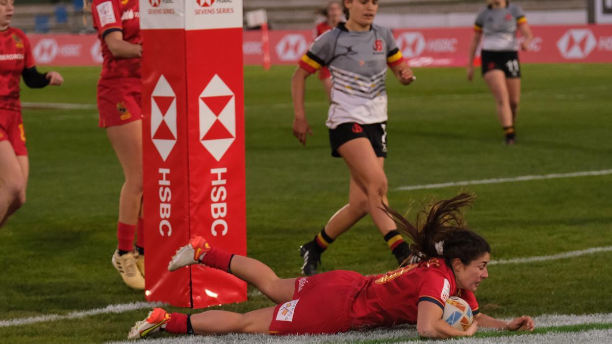 Las imágenes de las Series Mundiales HSBC de rugby 7 en Málaga