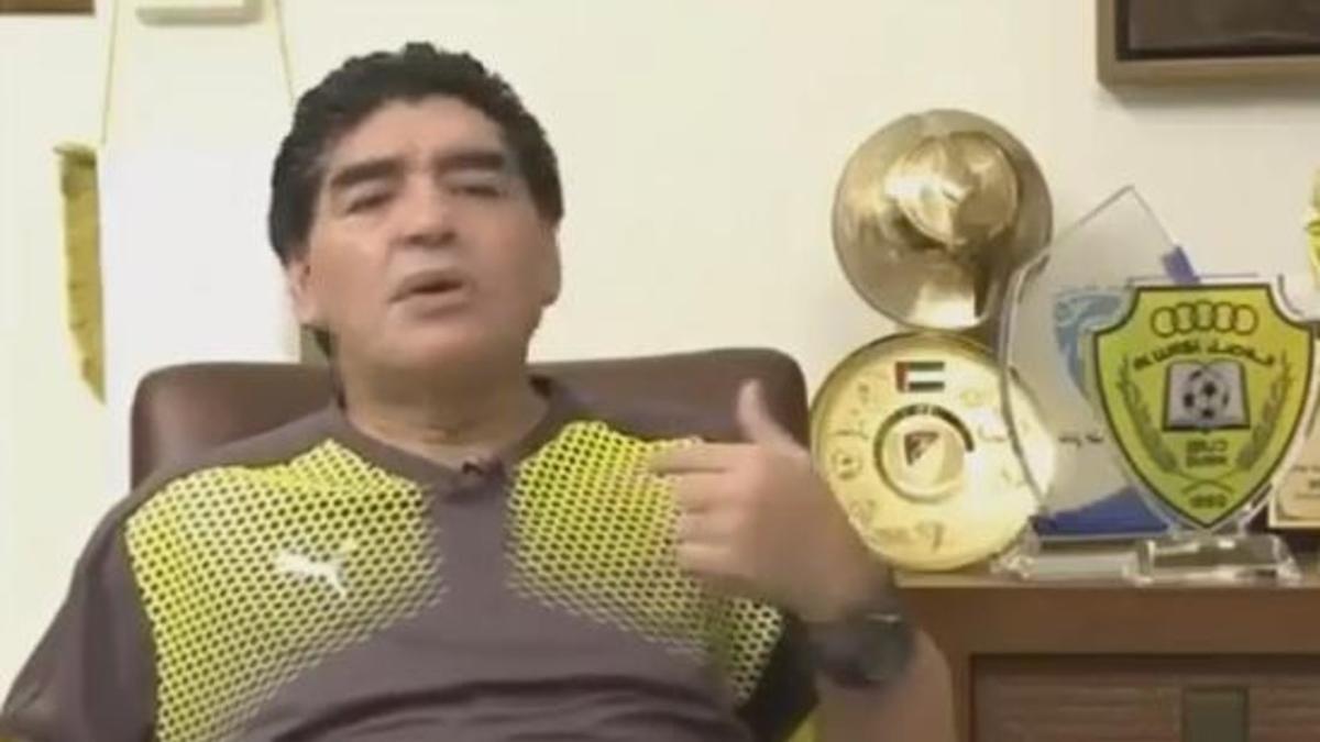 Maradona no estuvo acertado al referirse a las mujeres de los jugadores.