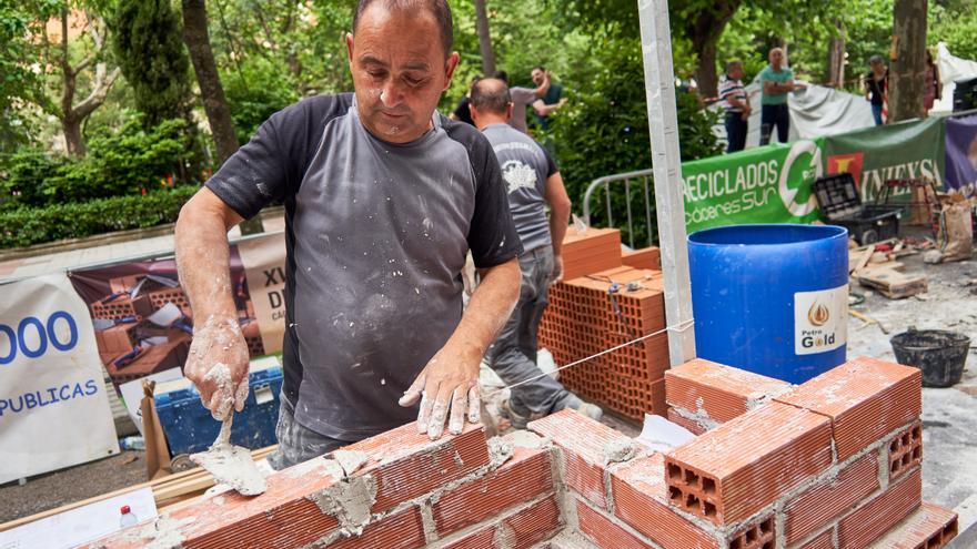 Una cuadrilla de Riolobos gana el concurso de albañilería