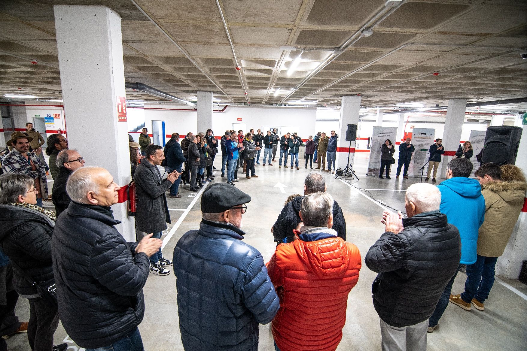 Moià inaugura el pàrquing soterrat de la plaça del CAP