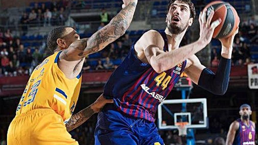 Ante Tomic va anotar 14 punts en el partit d&#039;anit al Palau Blaugrana