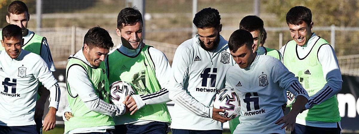 Buenas sensaciones en la concentración de De la Fuente.