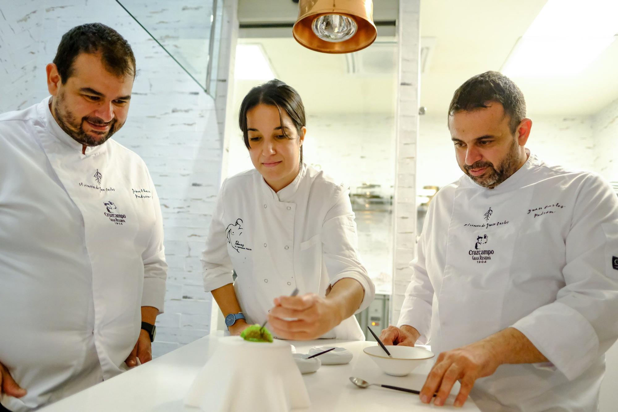 En los fogones de los hermanos Padrón y la chef Icíar Pérez