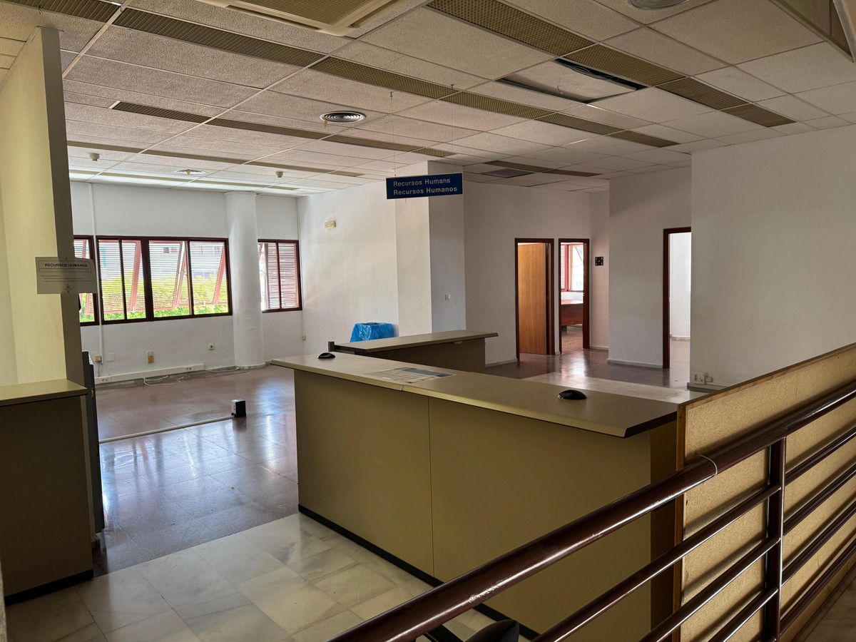 Departamento de Recursos Humanos sin mobiliario estos días tras el desmantelamiento