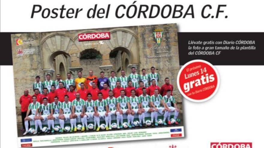 El póster del Córdoba CF, gratis con Diario CÓRDOBA