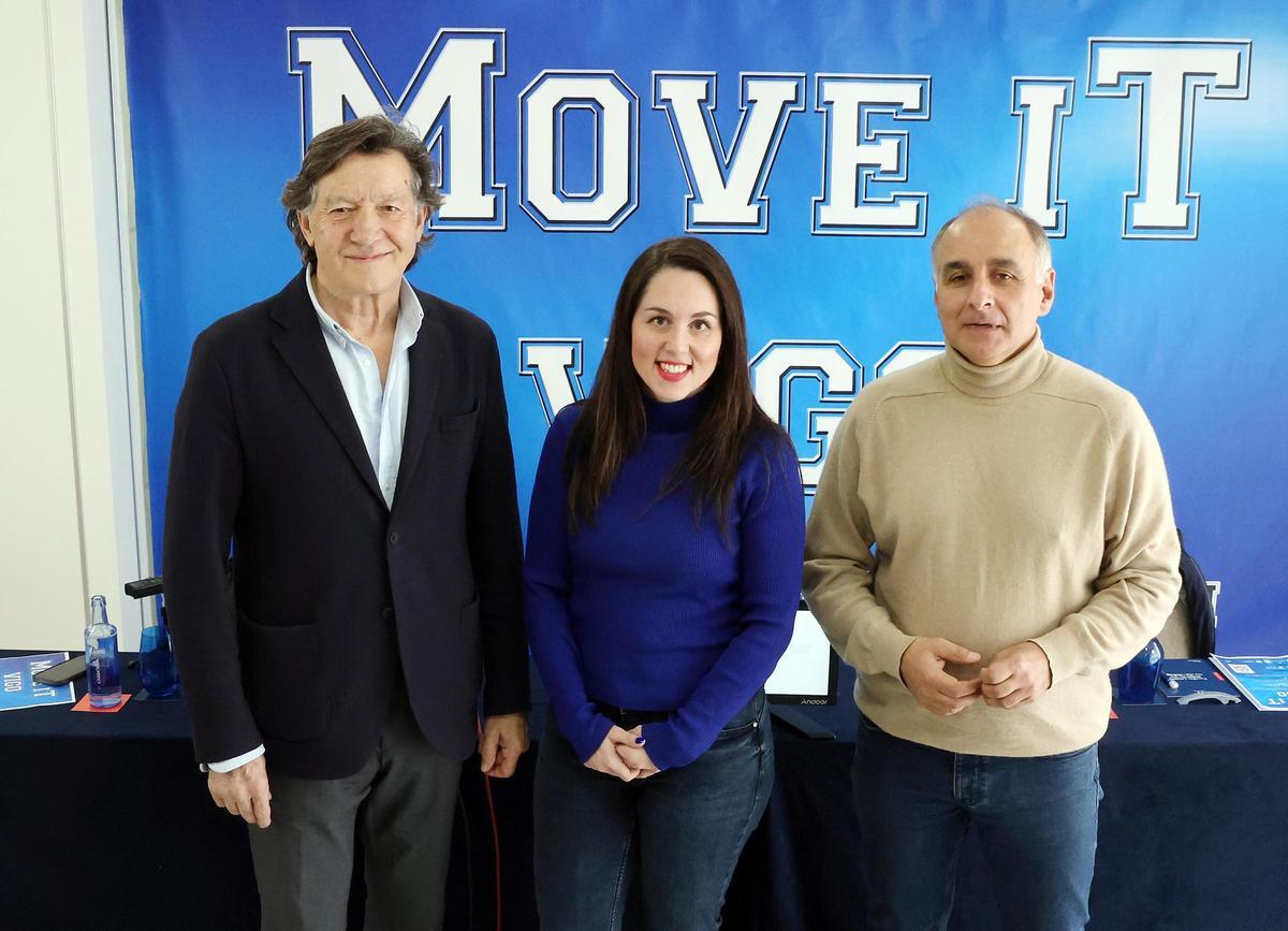 José Ramón Lete Lasa, Raquel Rodríguez y Daniel Benavides, en la presentación.