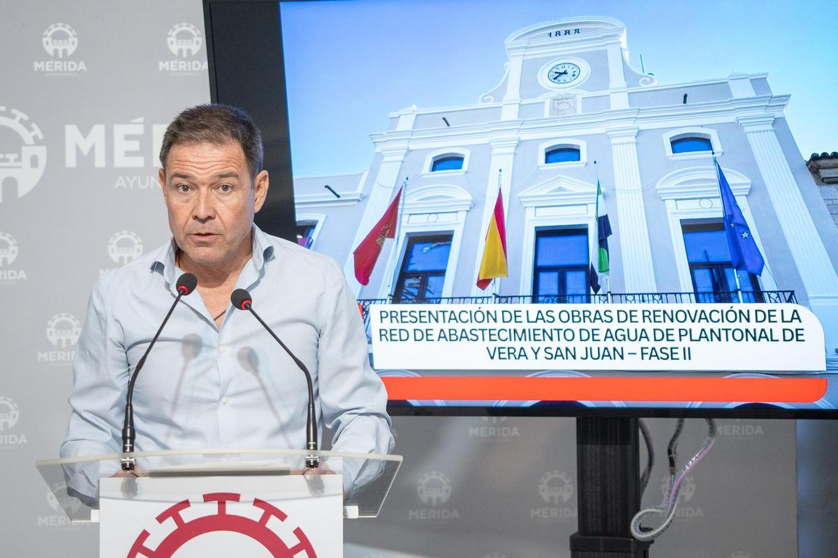 El responsable de Aqualia Jesús Rodríguez.