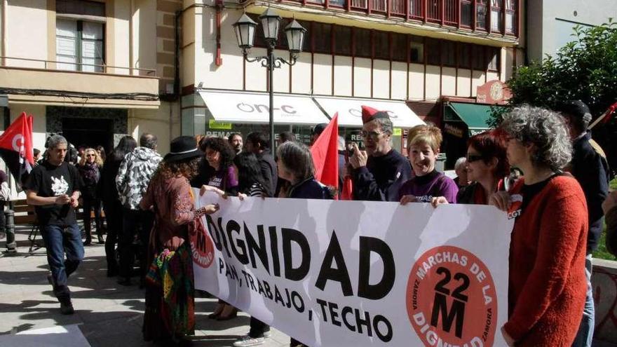 Concentración por el Día de la Mujer Trabajadora celebrada en 2016.