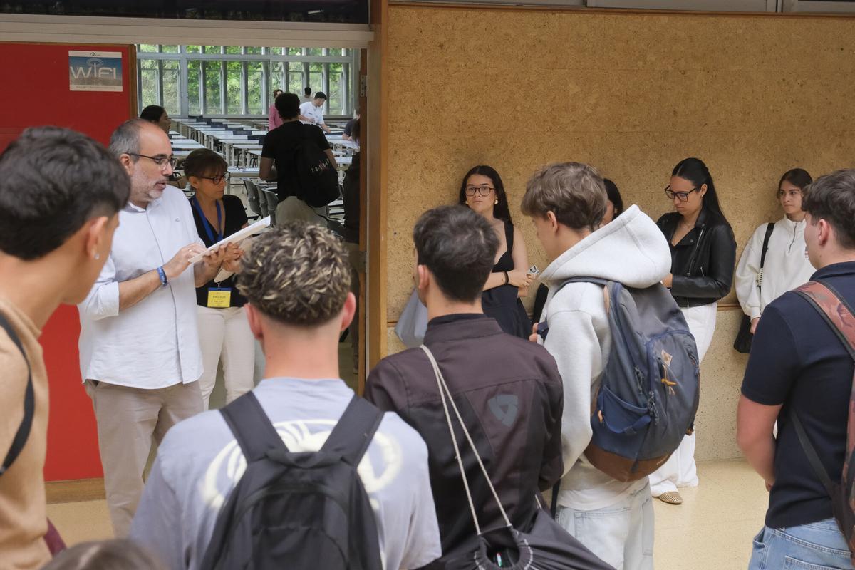 Primer día de la convocatoria de la PAU extraordinaria