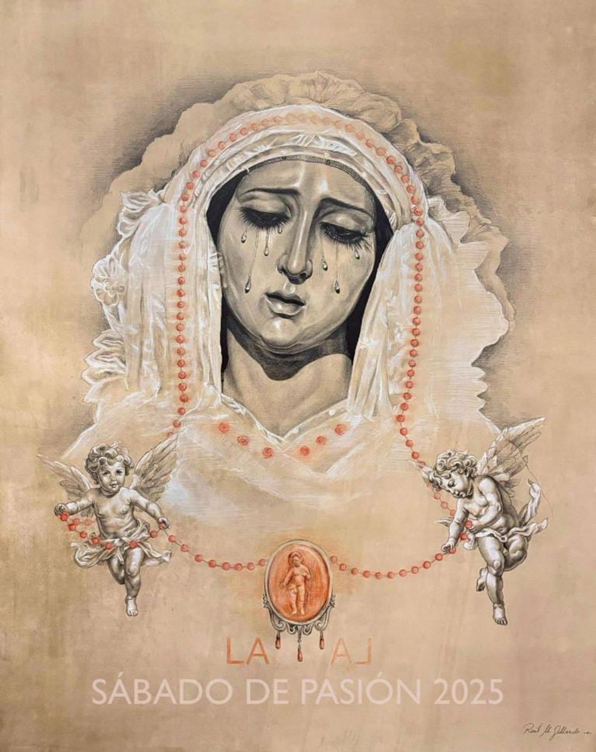 Cartel de la hermandad de la O realizado por Raúl Muñoz.