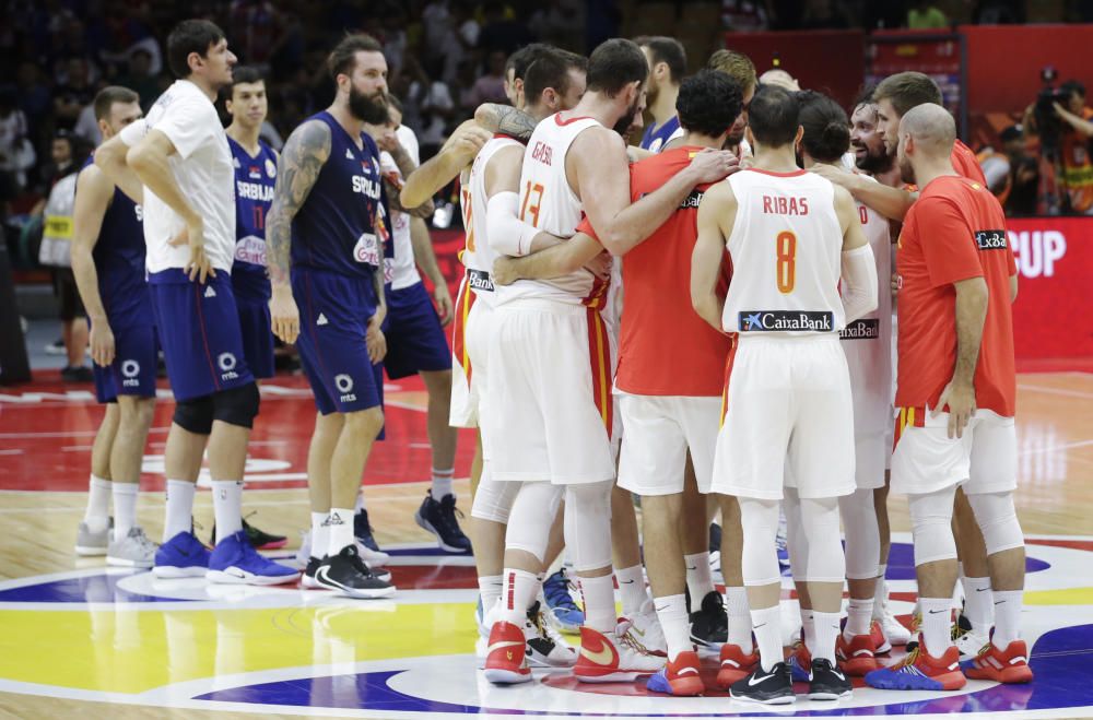 Mundial de baloncesto: España - Serbia