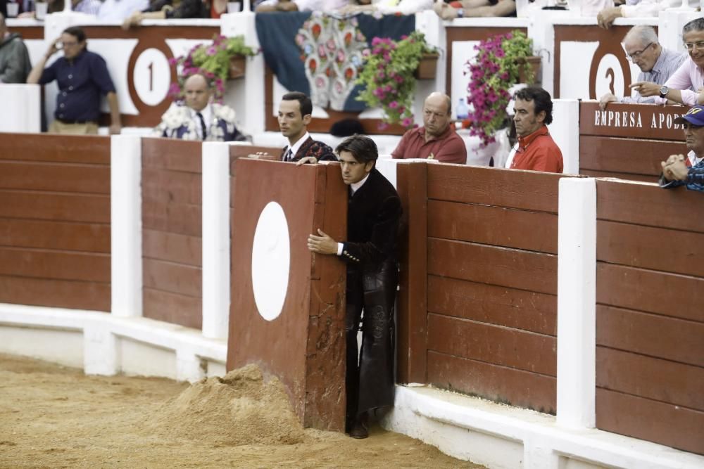 Corrida de rejones en la Feria Taurina de Begoña de 2018.