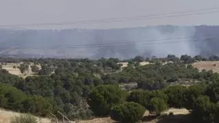 El incendio de Cerro Muriano arrasa unas 400 hectáreas dentro del campo de maniobras militar