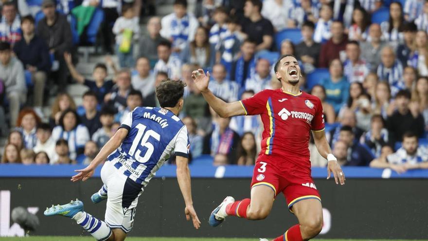 El Getafe se aprovecha de la resaca copera de la Real