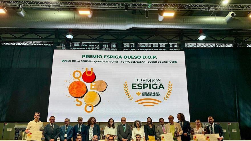 Caja Rural de Extremadura distingue a los mejores quesos D.O.P. en los VIII Premios Espiga Queso