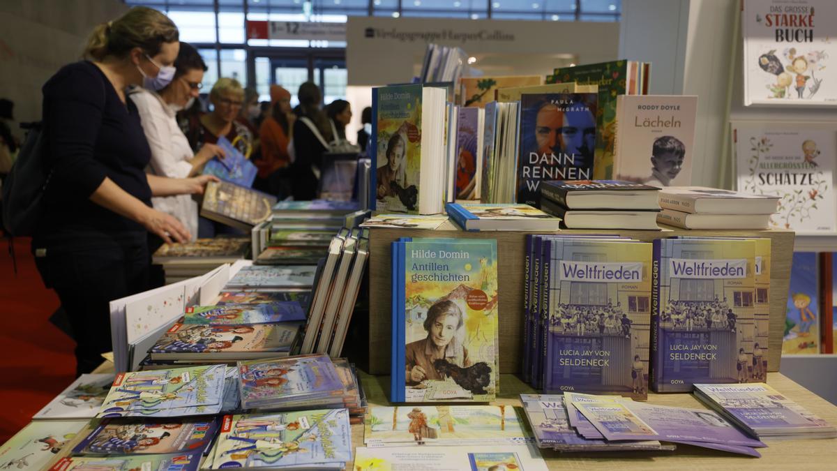 La Feria del Libro de Fráncfort, que cierra sus puertas este domingo.