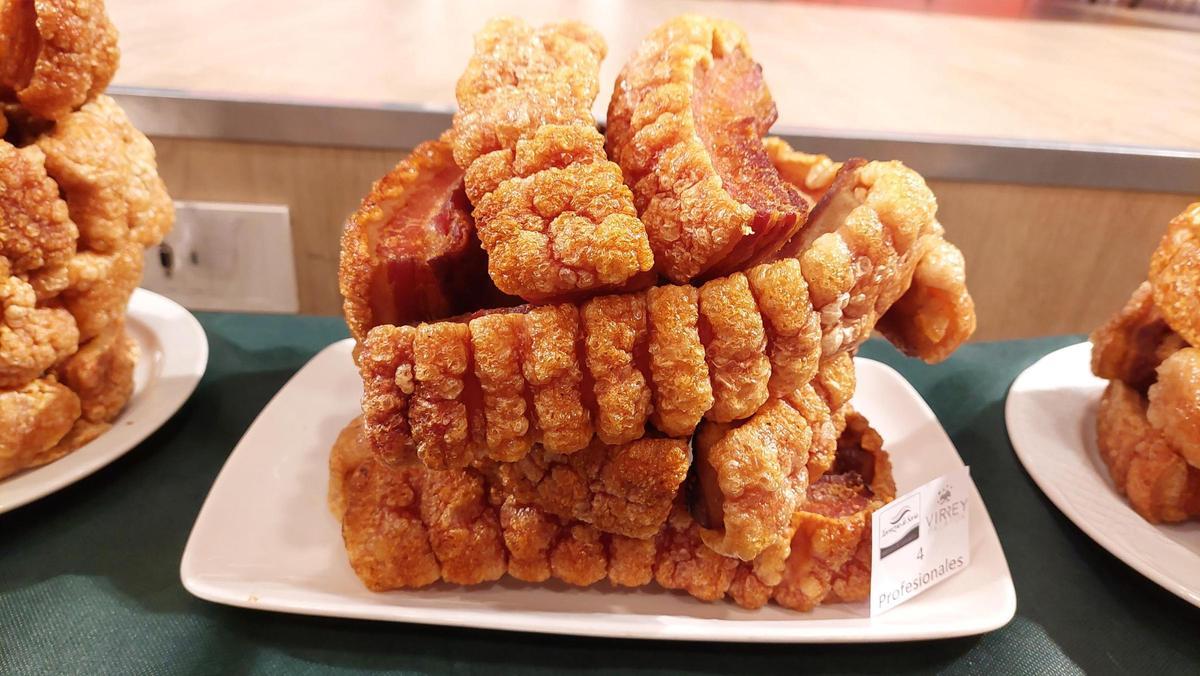 El Mejor Torrezno de Madrid se hace en La Taberna La Tienta.