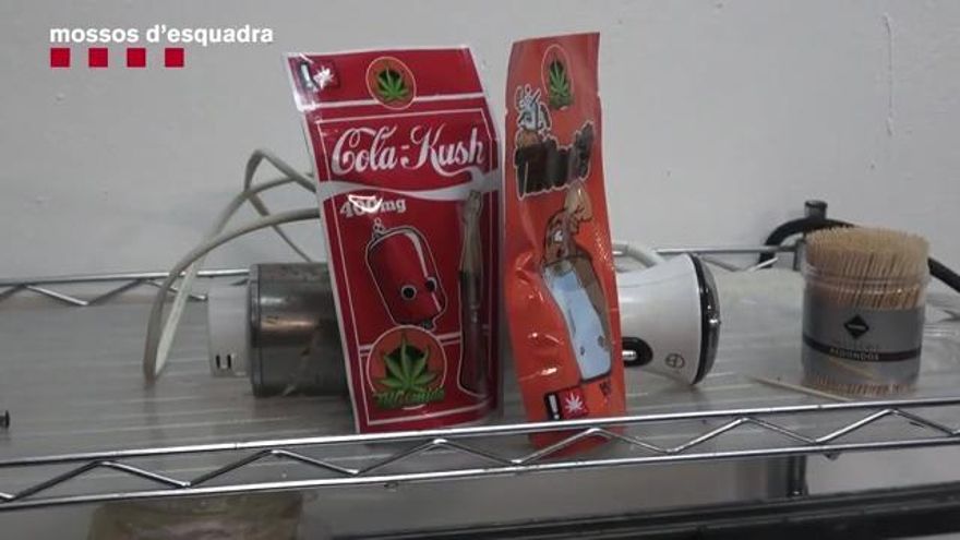 Cau una banda que produïa llaminadures amb cannabis