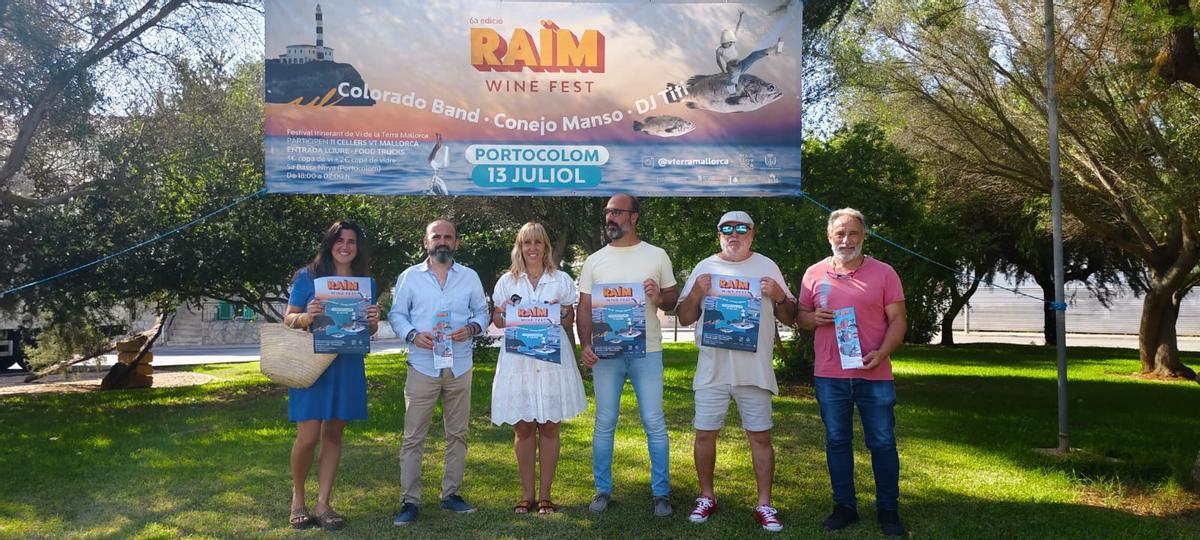 Presentación del Raïm Wine Fest en Portocolom.