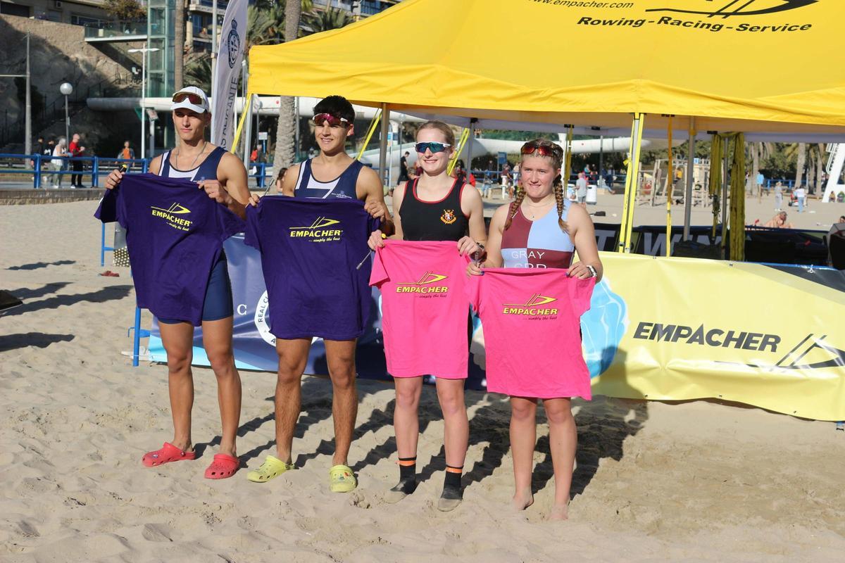 Anton Ivanov y Nacho Nolan en el dobles juvenil masculino