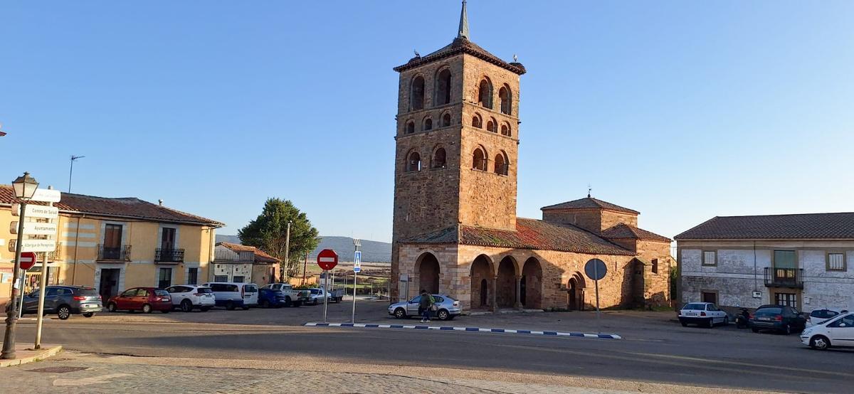 Plaza de Tábara donde se llevará a cabo la actuación